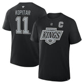 Anze Kopitar Los Angeles Kings Fanatics Authentic Stack Name & Number T-Shirt - Black | Fanatics Clearance