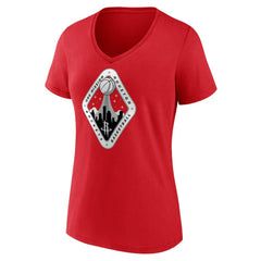 Houston Rockets Women's Team Pride V-Neck T-Shirt Red