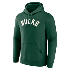 Milwaukee Bucks Wordmark Pullover Hoodie Hunter Green