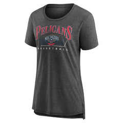 New Orleans Pelicans Women's Selection Tri-Blend T-Shirt Gray