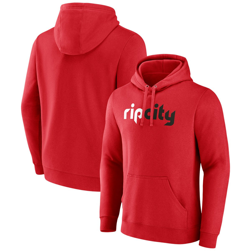 Portland Trail Blazers Alternate Logo Pullover Hoodie Red
