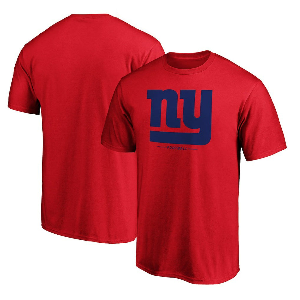 New York Giants Team Lockup T-Shirt - Red - NFL