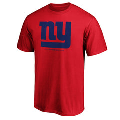 New York Giants Team Lockup T-Shirt - Red - NFL