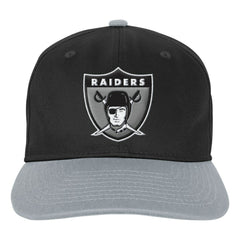 Las Vegas Raiders Outerstuff Youth True Retro Adjustable Hat - Black - NFL