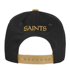 New Orleans Saints Outerstuff Youth True Retro Adjustable Hat - Black - NFL