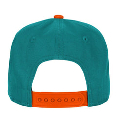 Miami Dolphins Outerstuff Youth Essentials Snapback Hat - Aqua - NFL