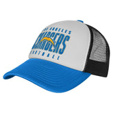 Los Angeles Chargers Youth Essentials Trucker Adjustable Hat - White/Powder Blue - NFL