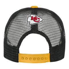 Kansas City Chiefs Youth Modern Fan Trucker Adjustable Hat - White/Gold - NFL