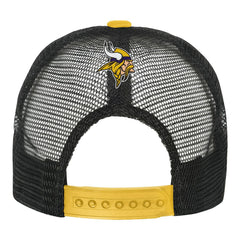Minnesota Vikings Youth Modern Fan Trucker Adjustable Hat - White/Gold - NFL