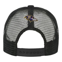 Baltimore Ravens Youth Modern Fan Trucker Adjustable Hat - White/Black - NFL
