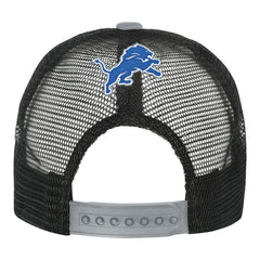 Detroit Lions Youth Modern Fan Trucker Adjustable Hat - White/Silver - NFL