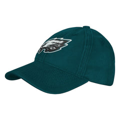 Philadelphia Eagles Outerstuff Girls Youth Gridiron Adjustable Hat - Midnight Green - NFL