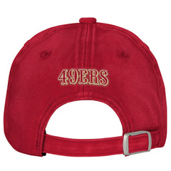 San Francisco 49ers Outerstuff Girls Youth Gridiron Adjustable Hat - Scarlet - NFL