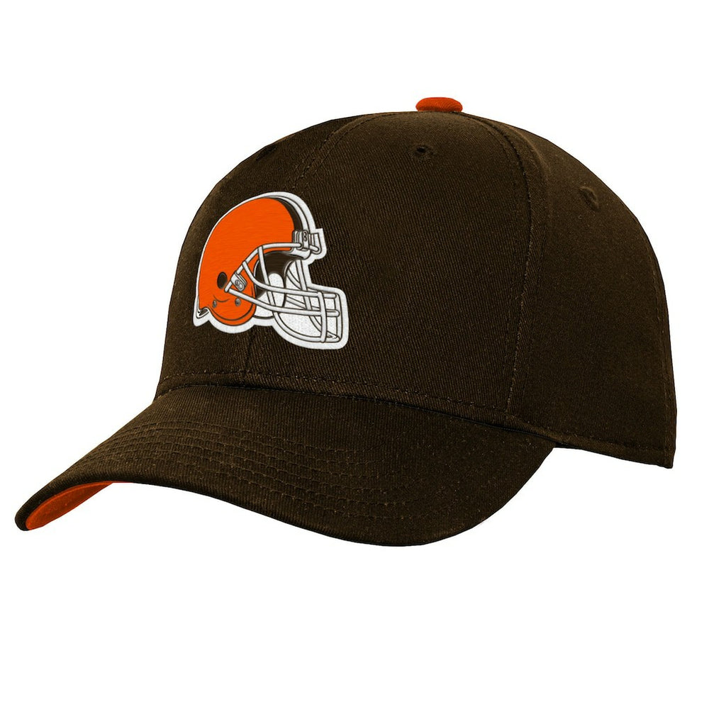 Cleveland Browns Outerstuff Youth Team Pre-Curved Adjustable Hat - Brown - NFL