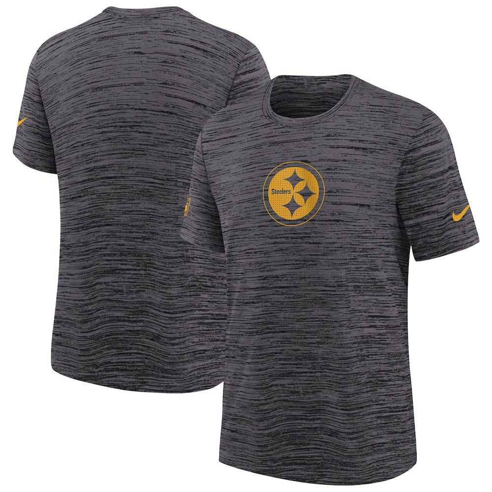 Pittsburgh Steelers Youth Sideline Velocity Performance T-Shirt - Black - Nike