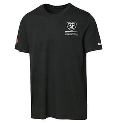 Las Vegas Raiders Youth 2025 NFL Crucial Catch Tri-Blend Dri-FIT T-Shirt - Black - Nike
