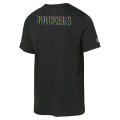 Green Bay Packers Youth 2025 NFL Crucial Catch Tri-Blend Dri-FIT T-Shirt - Black - Nike