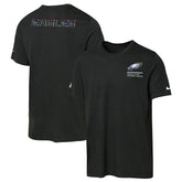 Philadelphia Eagles Youth 2025 NFL Crucial Catch Tri-Blend Dri-FIT T-Shirt - Black - Nike