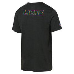 Detroit Lions Youth 2025 NFL Crucial Catch Tri-Blend Dri-FIT T-Shirt - Black - Nike