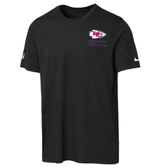Kansas City Chiefs Youth 2025 NFL Crucial Catch Tri-Blend Dri-FIT T-Shirt - Black - Nike