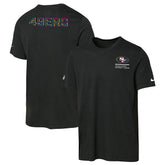 San Francisco 49ers Youth 2025 NFL Crucial Catch Tri-Blend Dri-FIT T-Shirt - Black - Nike