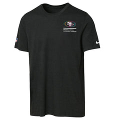 San Francisco 49ers Youth 2025 NFL Crucial Catch Tri-Blend Dri-FIT T-Shirt - Black - Nike