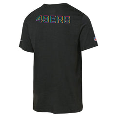 San Francisco 49ers Youth 2025 NFL Crucial Catch Tri-Blend Dri-FIT T-Shirt - Black - Nike