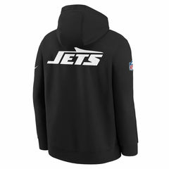 New York Jets Youth Sideline Club Fleece Hoodie - Black - Nike
