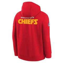 Kansas City Chiefs Youth Sideline Club Fleece Hoodie - Red - Nike