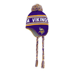 Minnesota Vikings Preschool Jacquard Tassel Knit Hat with Pom - Purple - NFL