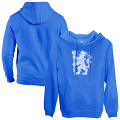Chelsea 1863FC Lion Glyph Fleece Pullover Hoodie Blue