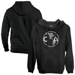 Club America 1863FC Retro Badge Pullover Hoodie Black