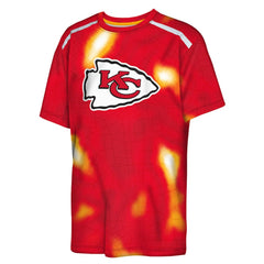 Kansas City Chiefs Outerstuff Youth End Zone Dri-Tek T-Shirt - Red - NFL