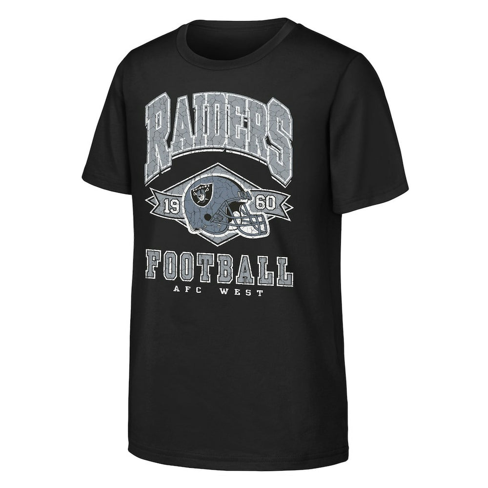 Las Vegas Raiders Outerstuff Youth Kick Off T-Shirt - Black - NFL