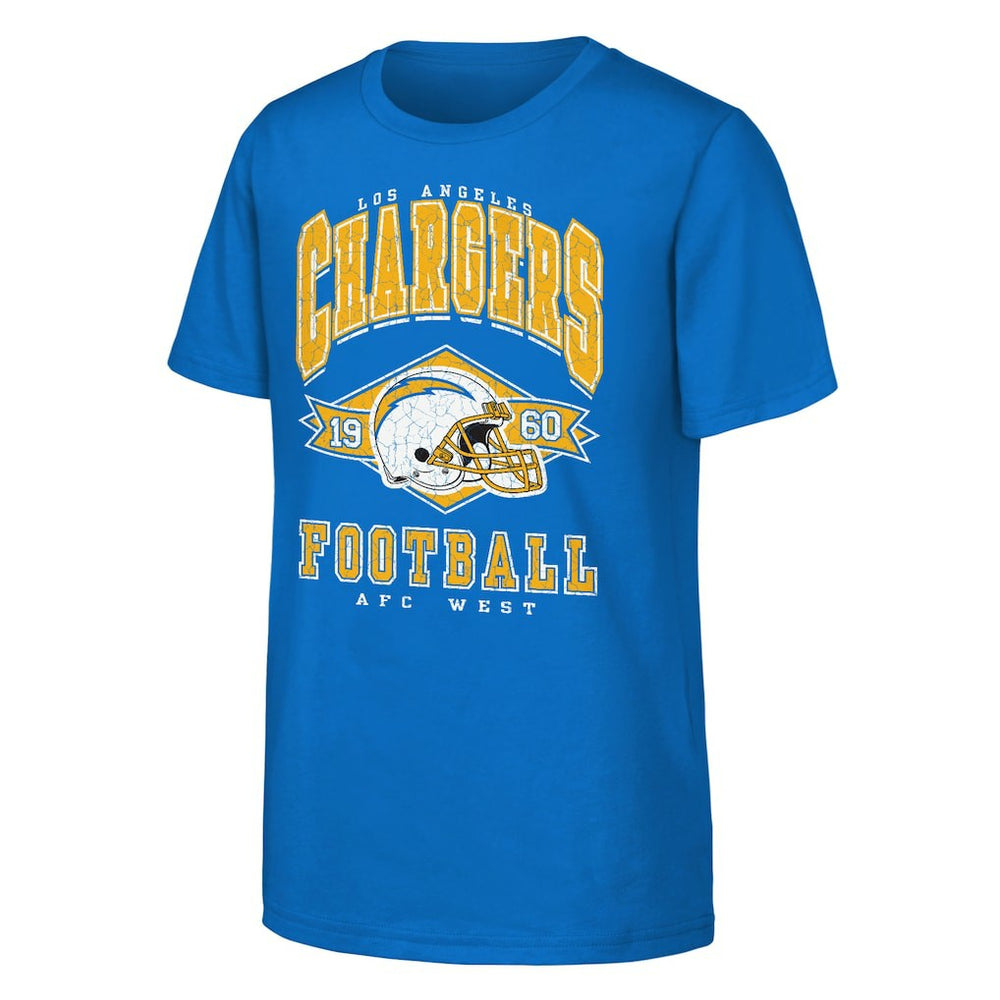 Los Angeles Chargers Outerstuff Youth Kick Off T-Shirt - Powder Blue - NFL