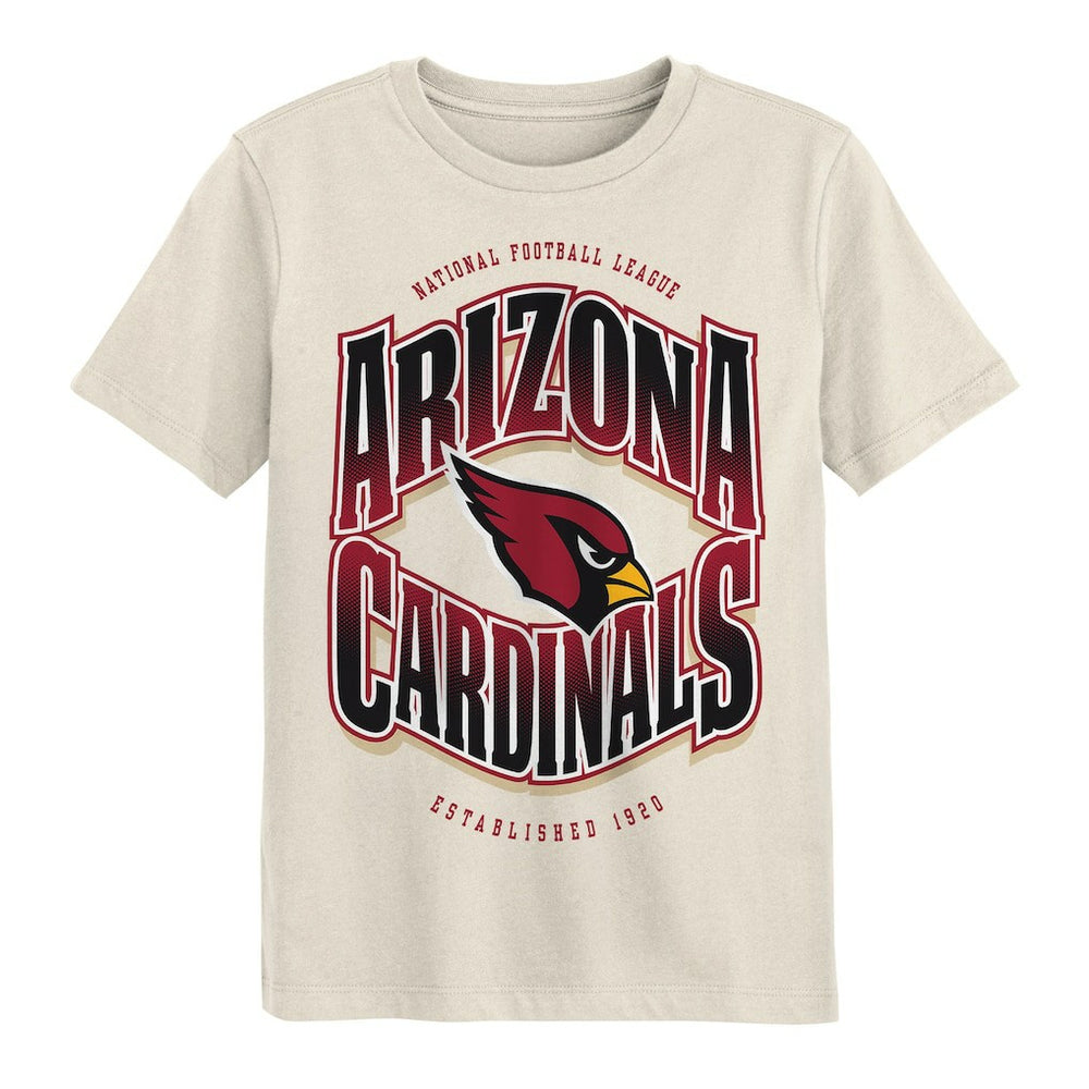 Arizona Cardinals Outerstuff Youth Huddle T-Shirt - Cream - NFL