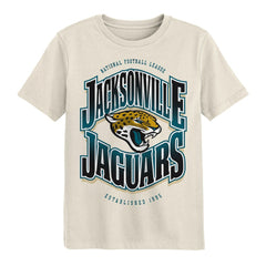 Jacksonville Jaguars Outerstuff Youth Huddle T-Shirt - Cream - NFL