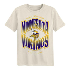 Minnesota Vikings Outerstuff Youth Huddle T-Shirt - Cream - NFL