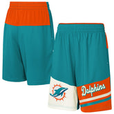 Miami Dolphins Youth Fandemonium Mesh Shorts - Aqua - NFL