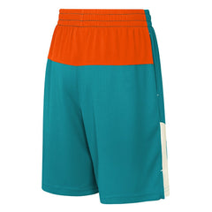 Miami Dolphins Youth Fandemonium Mesh Shorts - Aqua - NFL