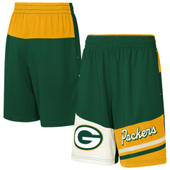 Green Bay Packers Youth Fandemonium Mesh Shorts - Green - NFL