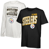 Pittsburgh Steelers Outerstuff Preschool The Mix Combo T-Shirt Set - NFL