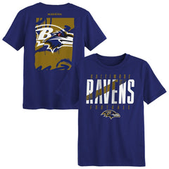 Baltimore Ravens Outerstuff Preschool Posterize T-Shirt - Purple - NFL