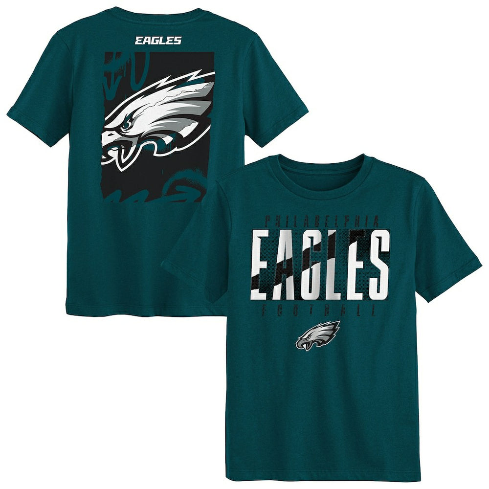 Philadelphia Eagles Outerstuff Preschool Posterize T-Shirt - Midnight Green - NFL