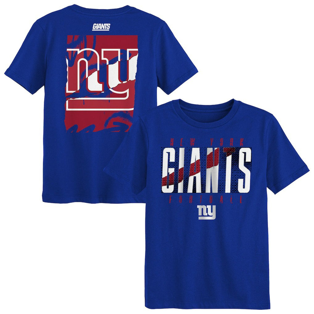New York Giants Outerstuff Preschool Posterize T-Shirt - Royal - NFL