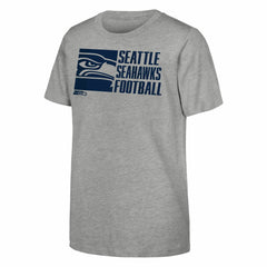 Seattle Seahawks Outerstuff Youth Post Game T-Shirt - Heather Gray - NFL