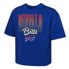 Buffalo Bills Outerstuff Girls Youth Big City Boxy T-Shirt - Royal - NFL