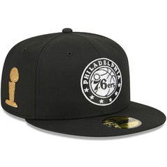 New Era Philadelphia 76ers x Alpha Industries 59FIFTY Fitted Hat Black