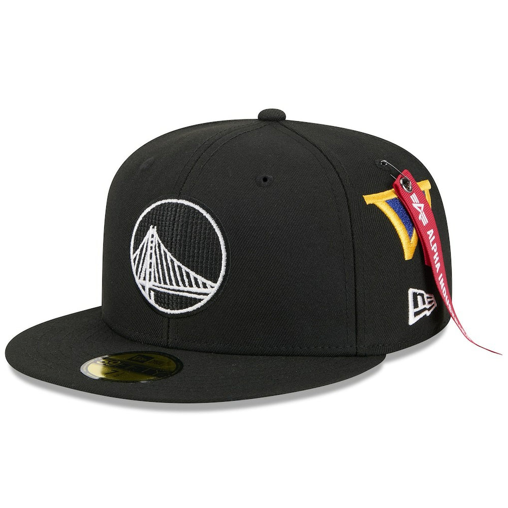 New Era Golden State Warriors x Alpha Industries 59FIFTY Fitted Hat Black