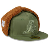 New Era Los Angeles Lakers x Alpha Industries Dog Ear 59FIFTY Fitted Hat Olive